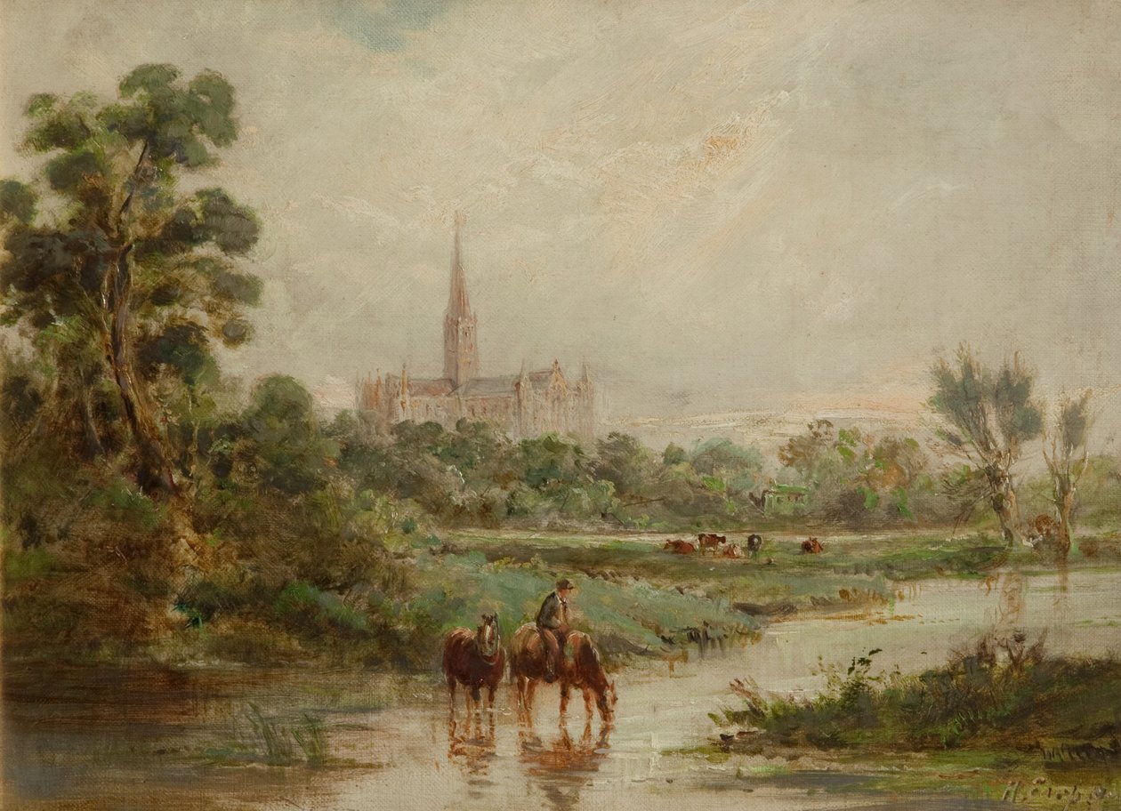 Kathedrale von Salisbury von Henry Earp