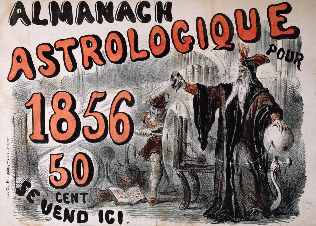 Astrologischer Almanach, 1856 von Henry Emy