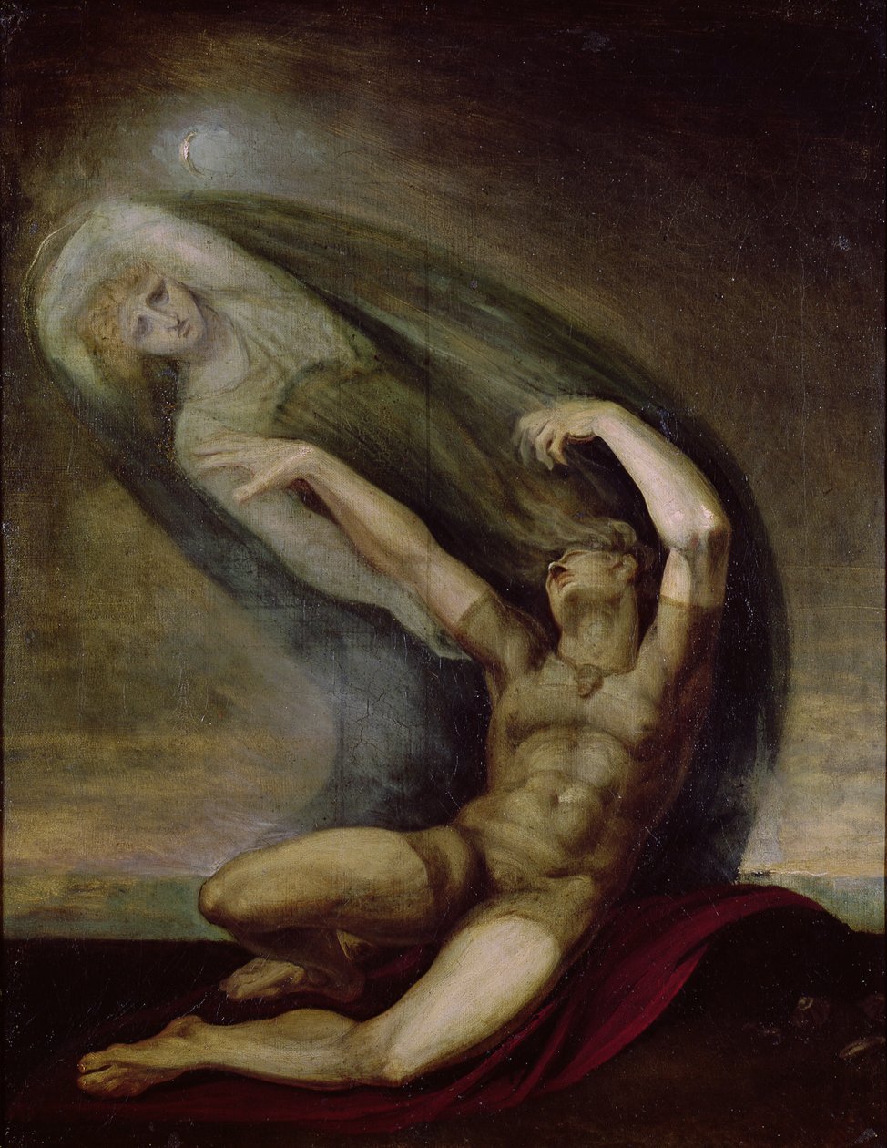 Achilles sucht den Schatten von Patroklos, 1803 von Johann Heinrich Füssli