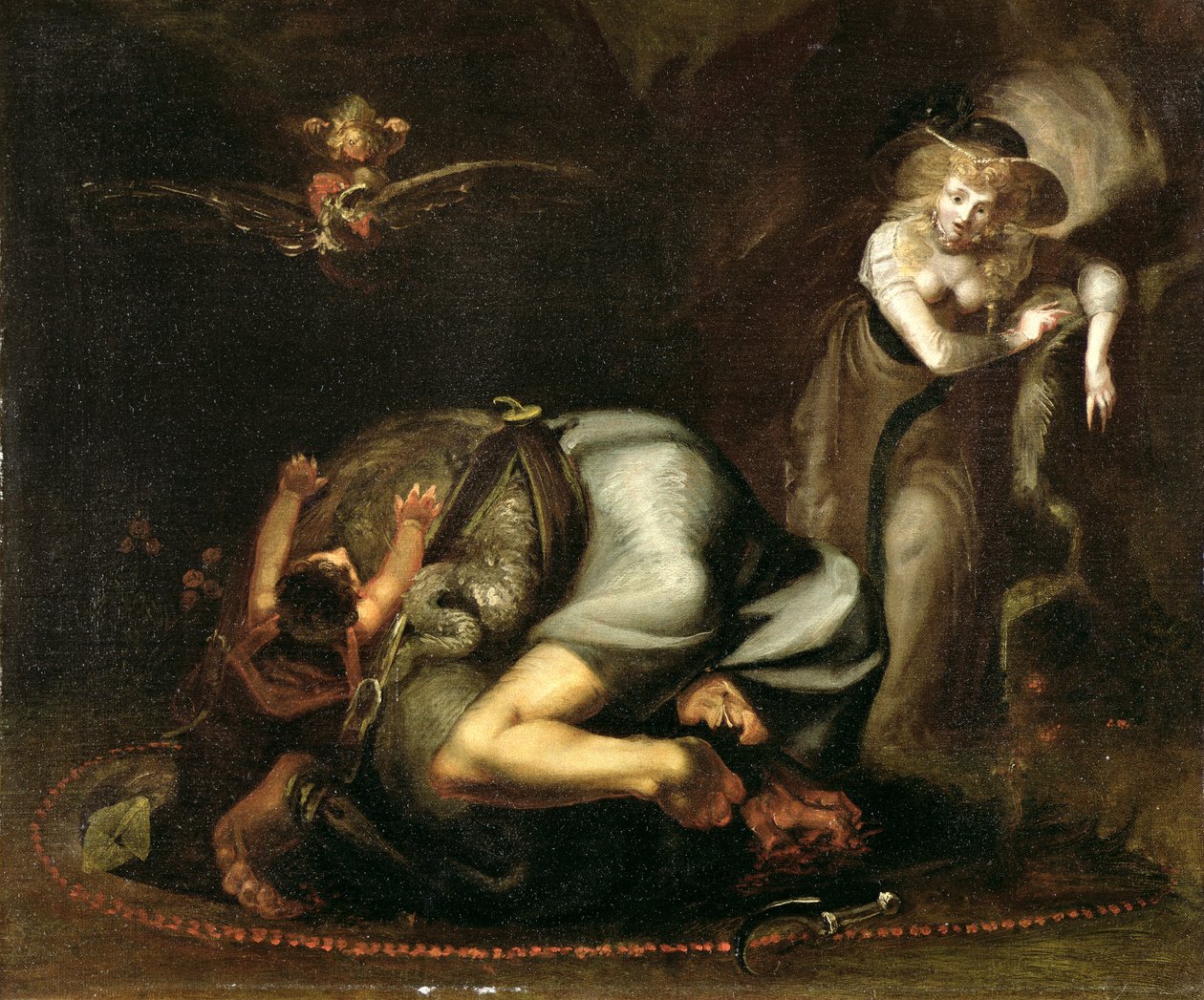 Szene von Hexen aus 