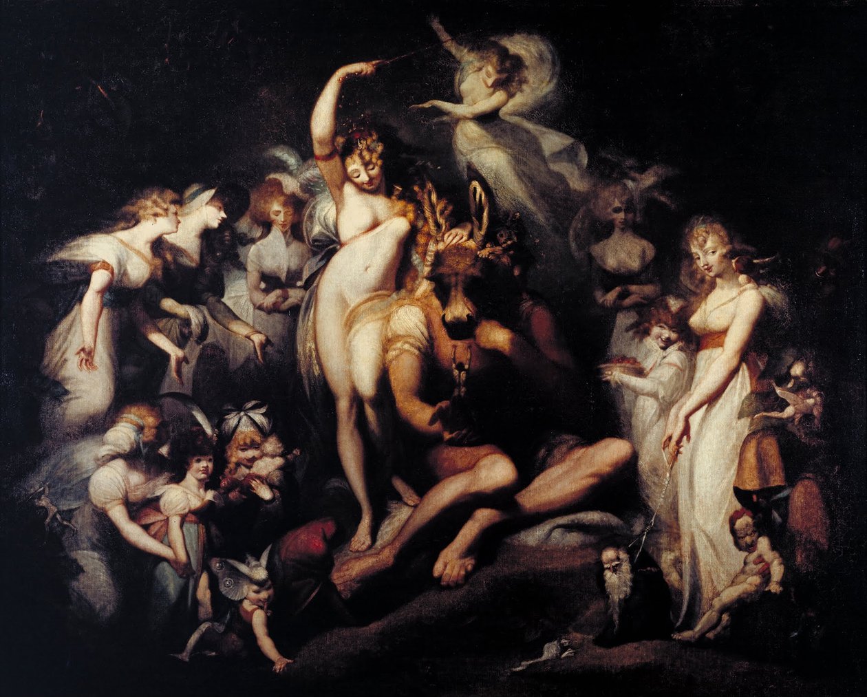 Titania und Zettel von Johann Heinrich Füssli