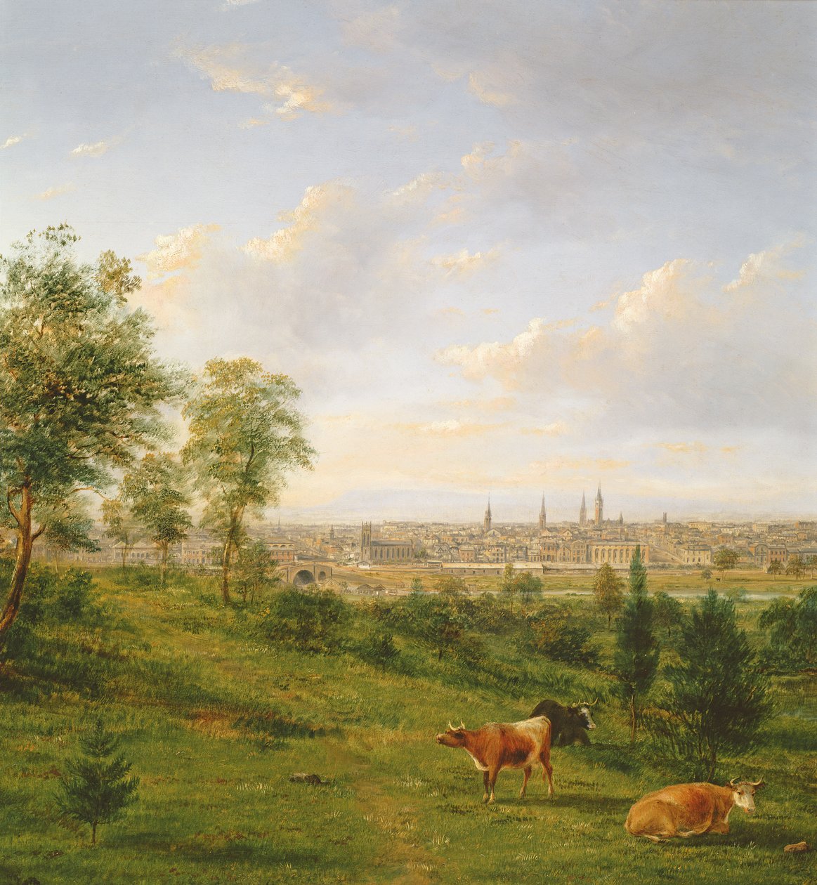 Ansicht von Melbourne, 19. Jahrhundert von Henry Gritten