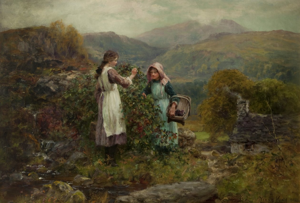 Brombeersammler von Henry John Yeend King