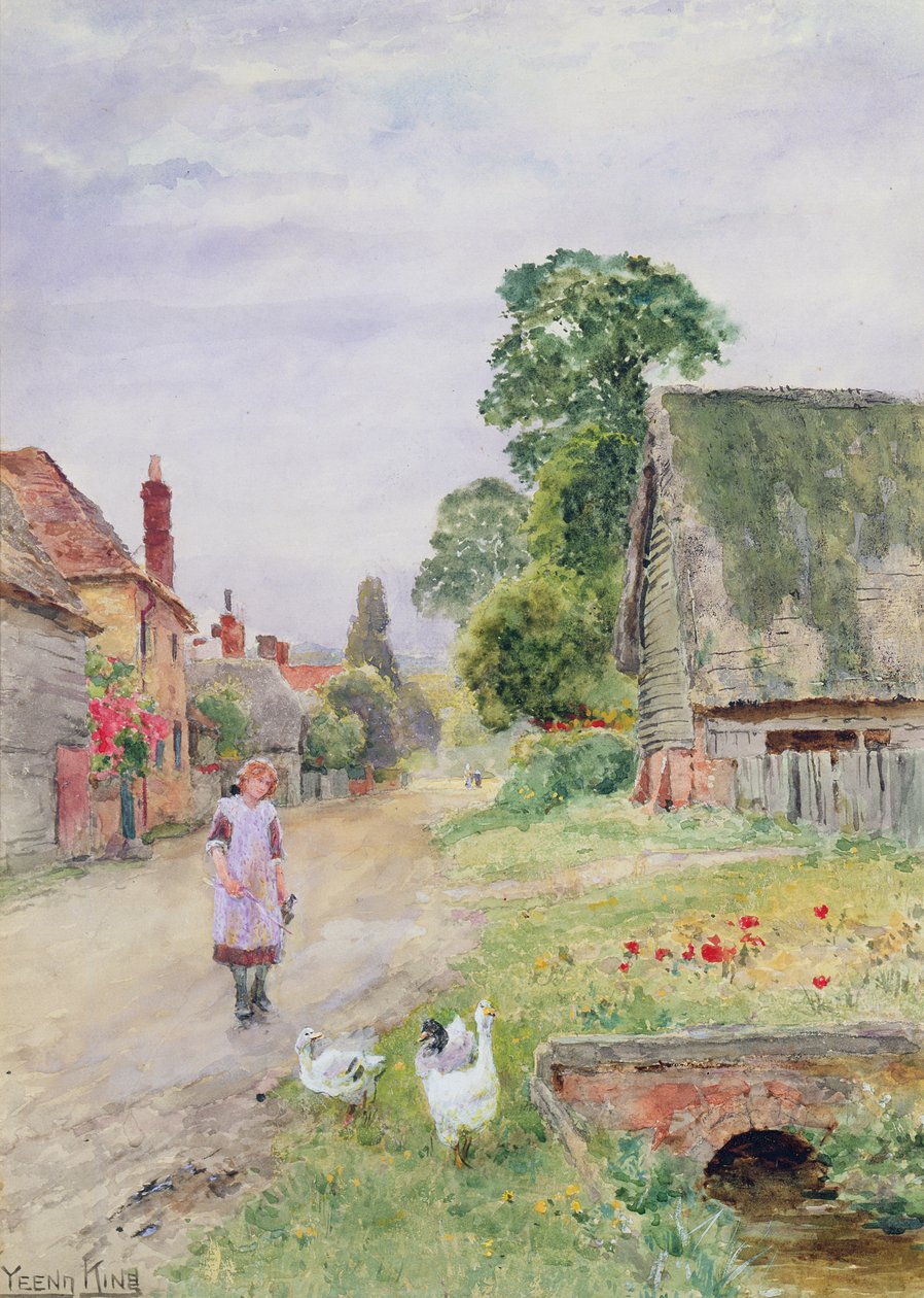 Das Gänsemädchen von Henry John Yeend King