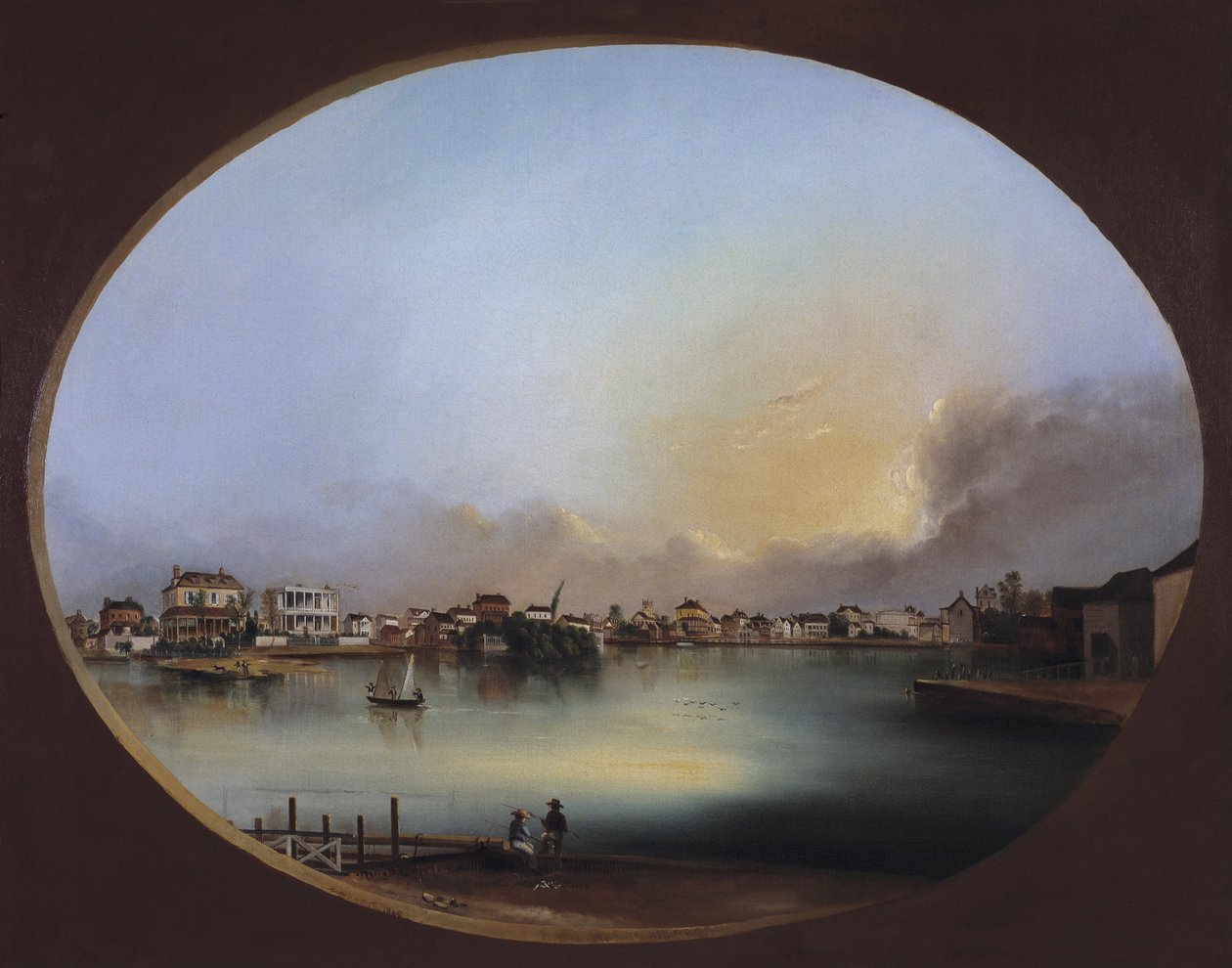 Ansicht von Charleston (Blick von Westen) von Henry Joseph Jackson