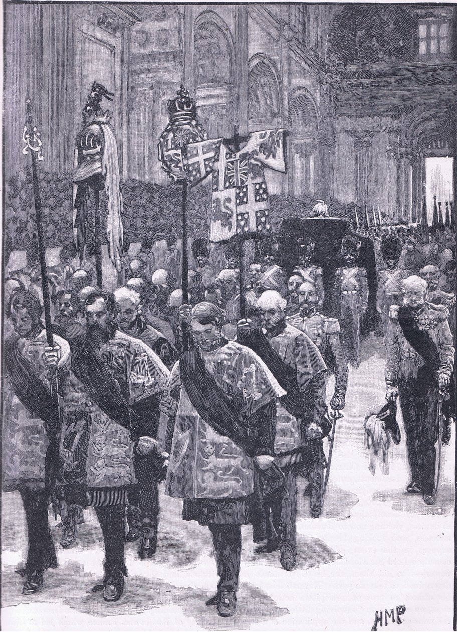 Das Begräbnis von Wellington 1852 n. Chr. von Henry Marriott Paget