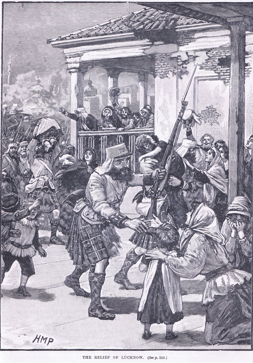 Die Befreiung von Lucknow 1857 n. Chr. von Henry Marriott Paget