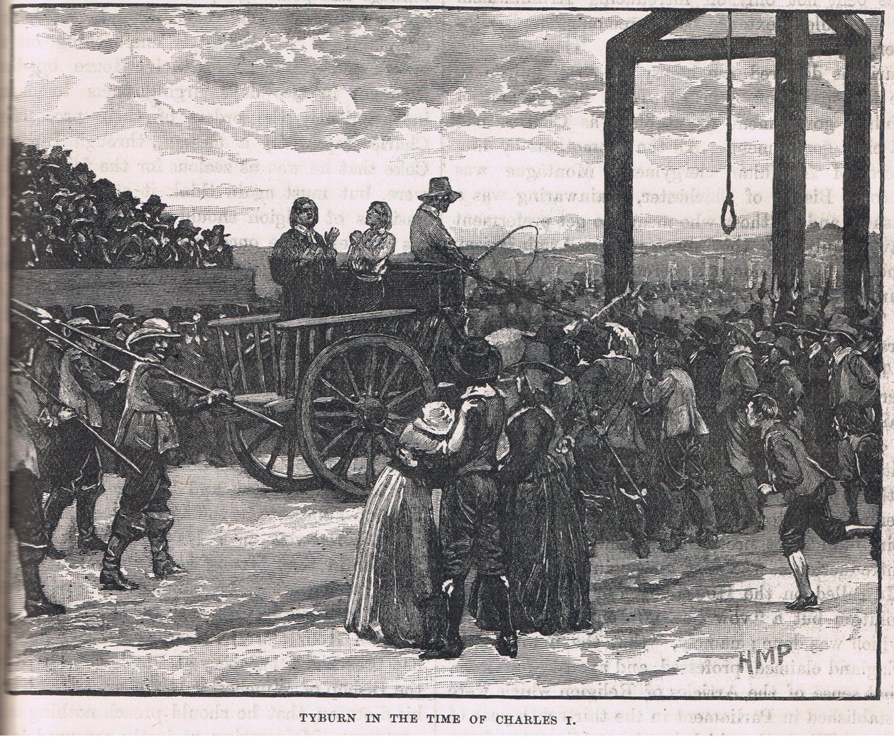 Tyburn zur Zeit von Charles I. von Henry Marriott Paget