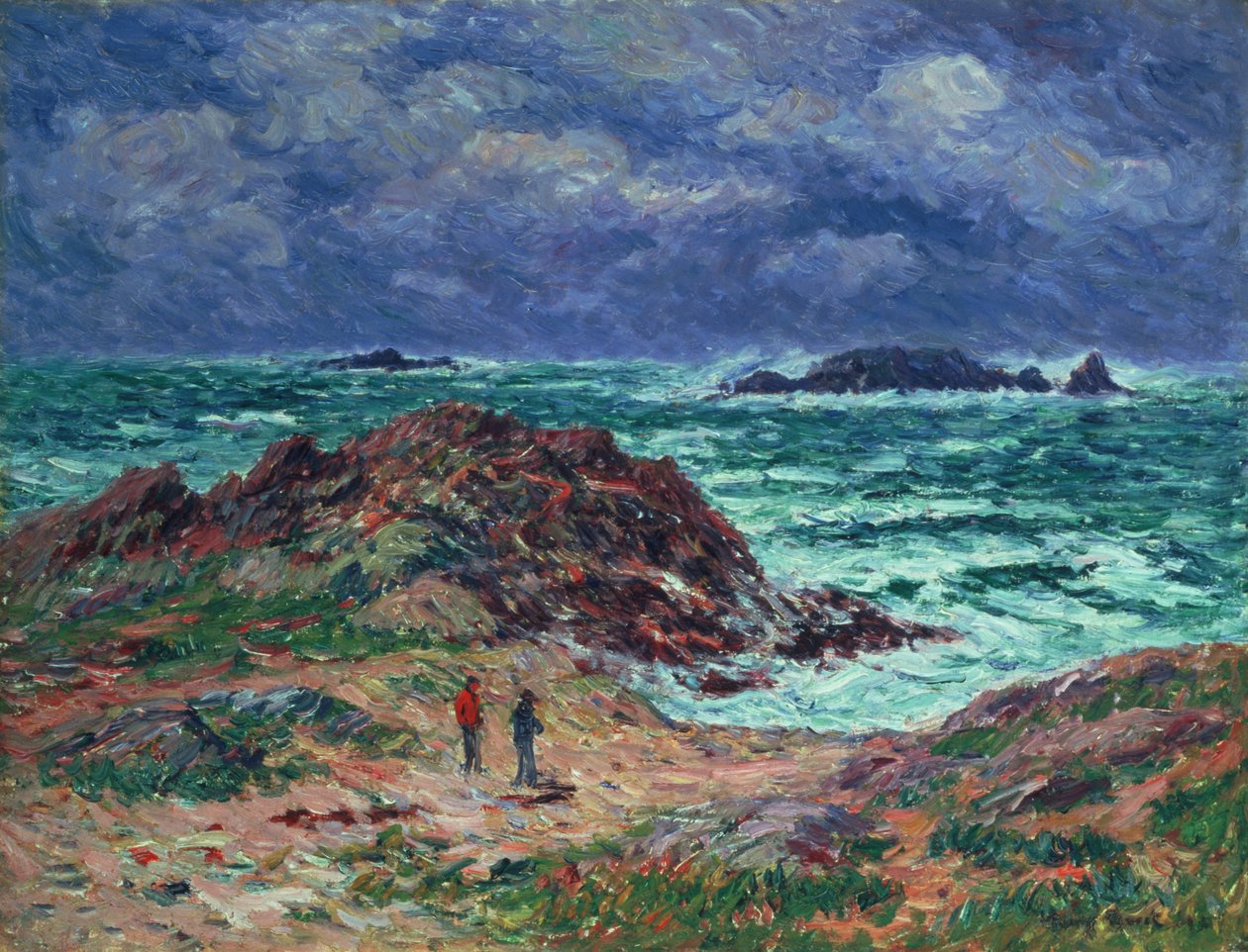 Ein Sturm, Finistere, 1911 von Henry Moret