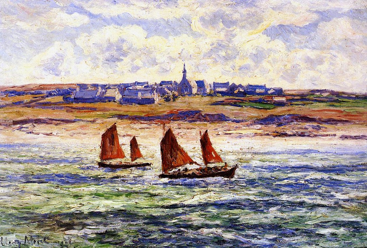Paulgoazec, Bretagne, 1906 von Henry Moret