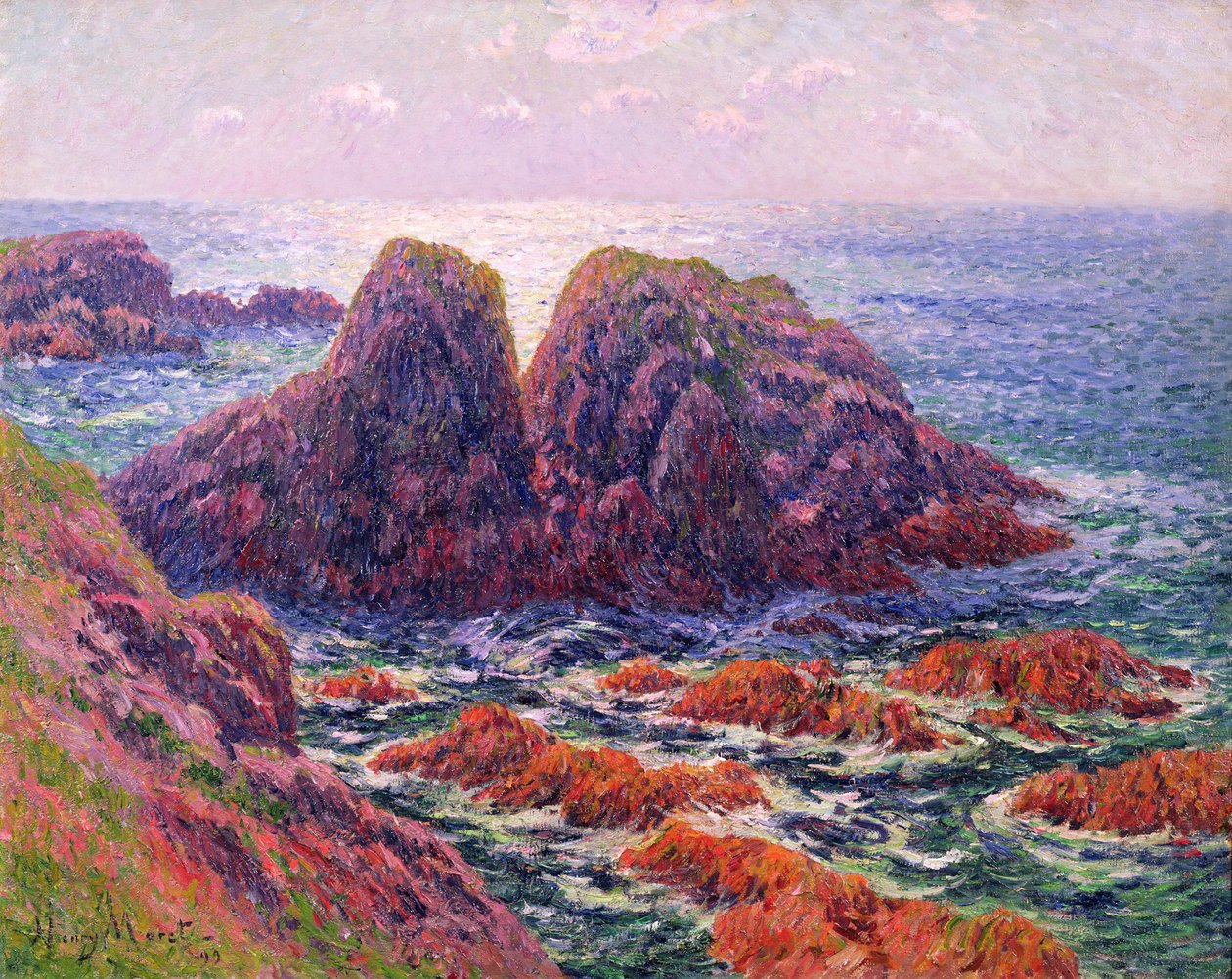 Das Meer bei Finistère, 1899 von Henry Moret