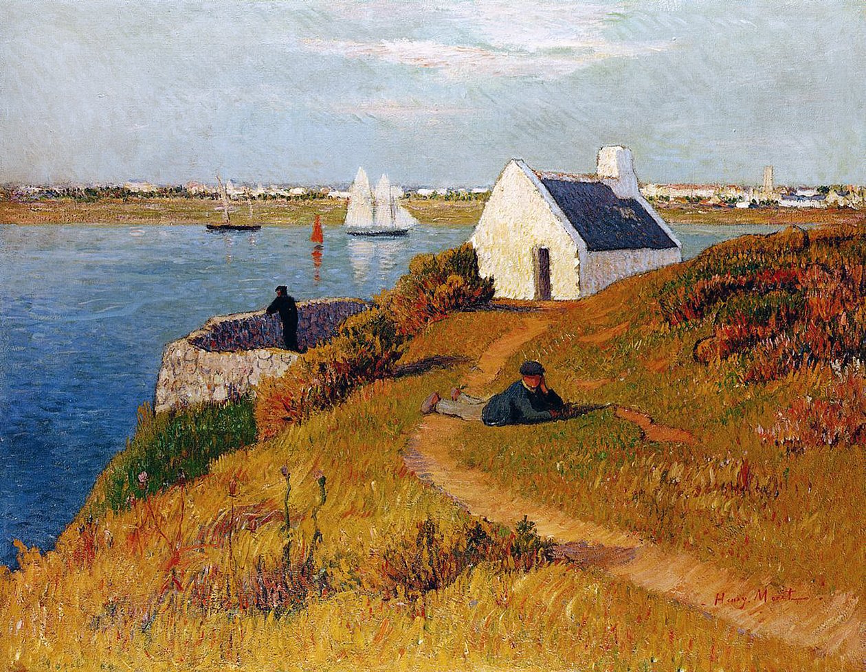 Blick auf Lorient, Bretagne, ca. 1895 von Henry Moret