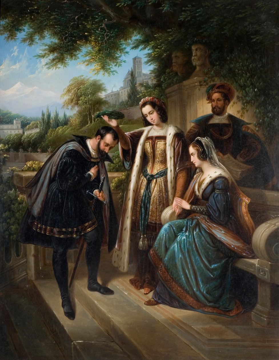 Königin Isabella und Kolumbus von Henry Nelson O