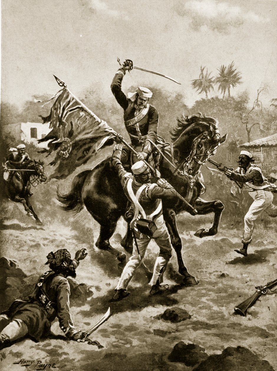 Lt. Roberts gewinnt sein V.C., 2. Januar 1858 von Henry Payne