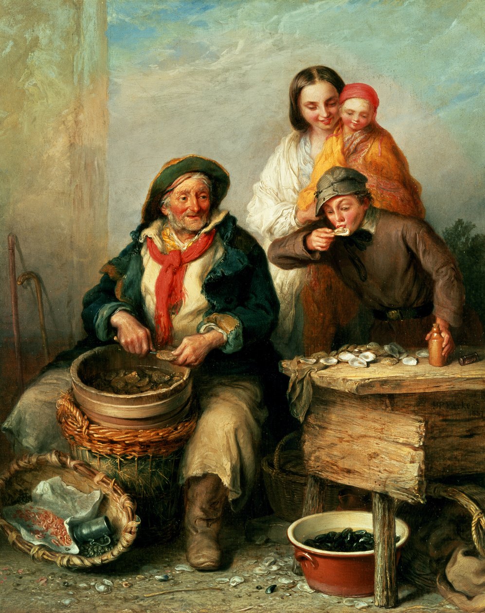 Austern, junger Herr von Henry Perlee Parker