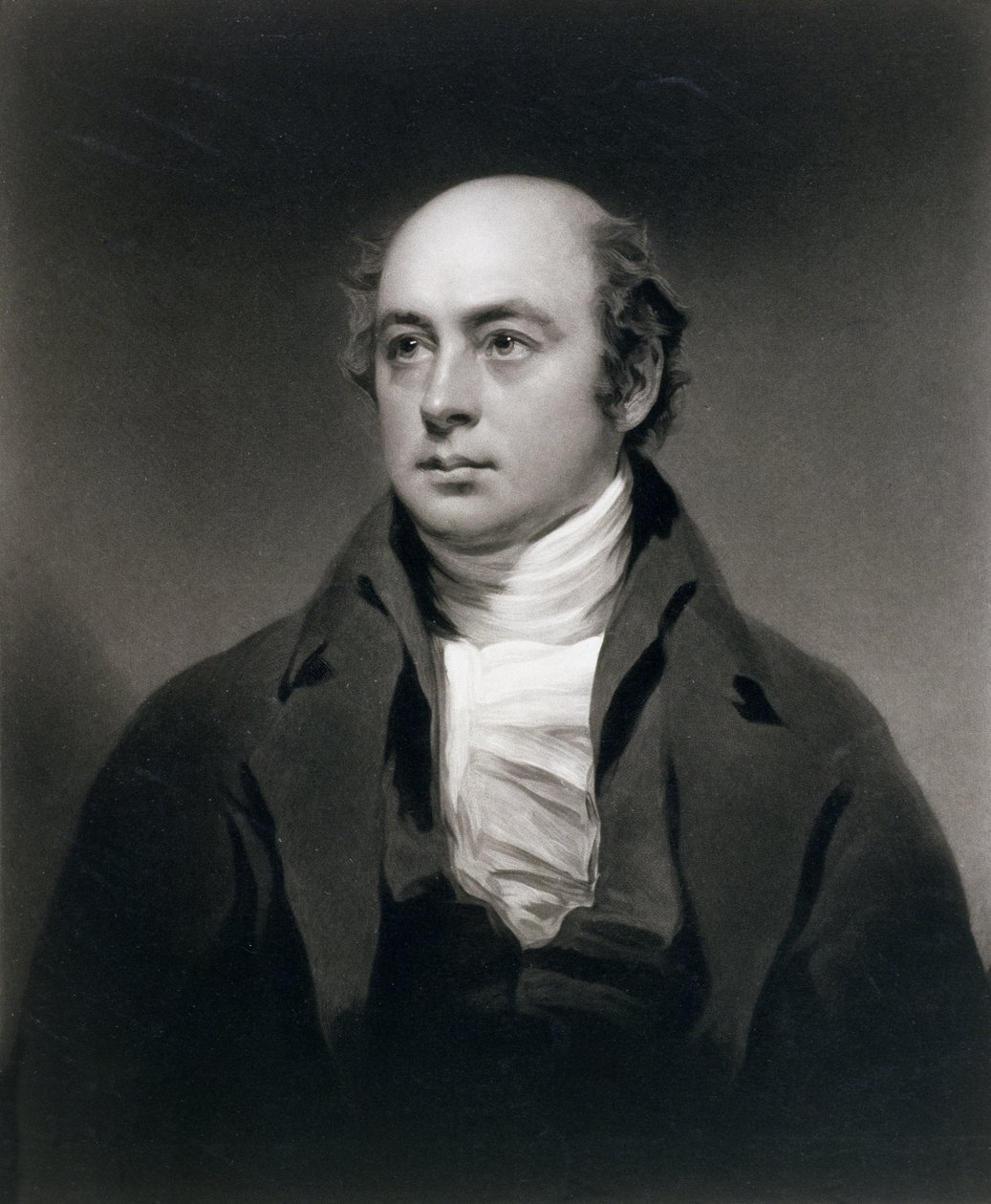 Sir Francis Leggatt Chantrey, graviert von C. Turner von Henry Raeburn