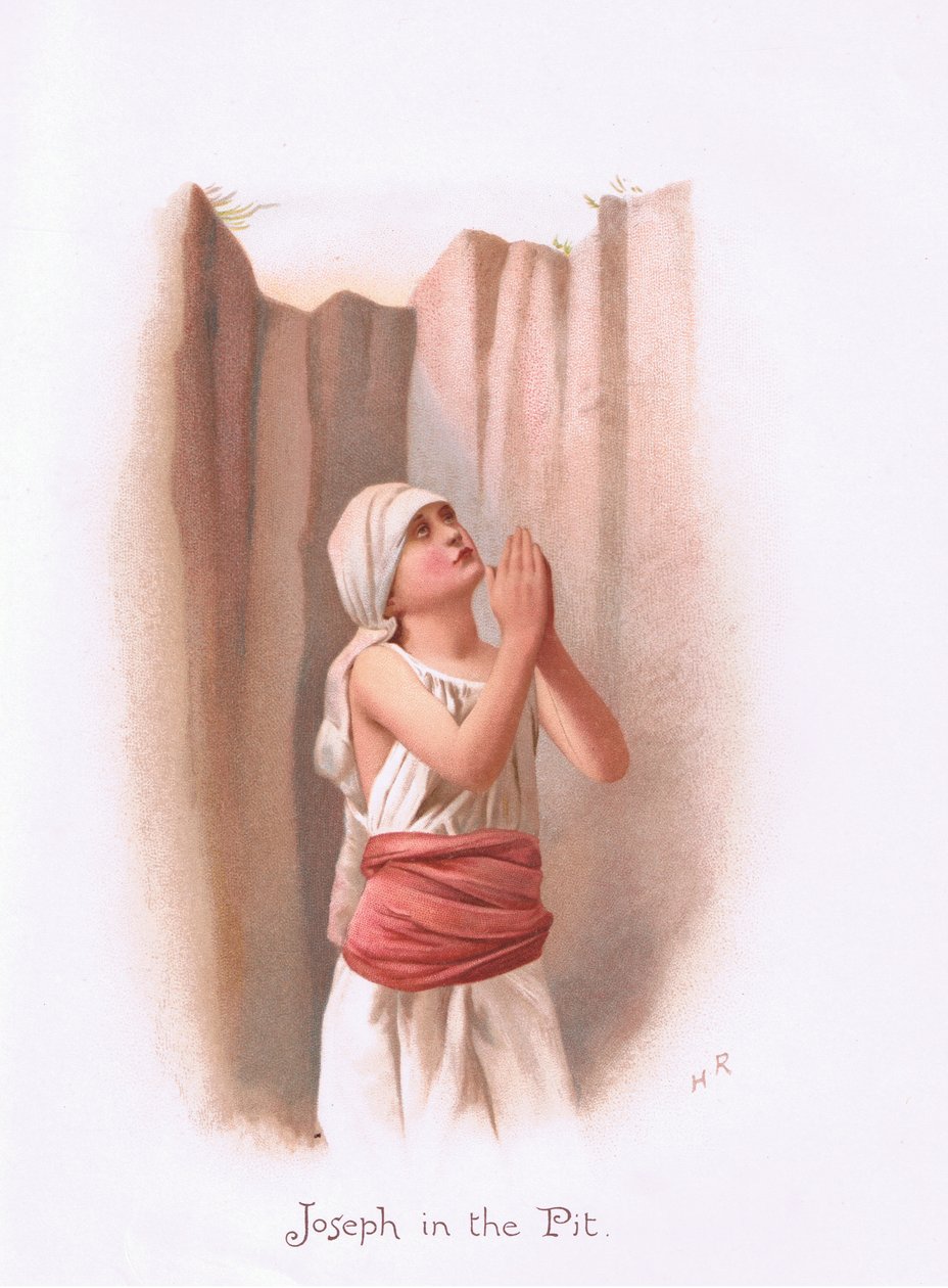 Joseph in der Grube von Henry Ryland