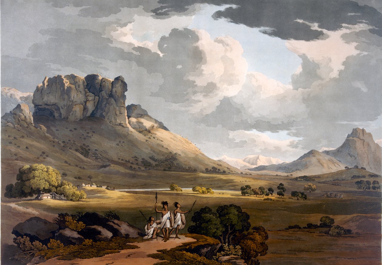 Das Tal von Calaat, Äthiopien, ca. 1800 von Henry Salt