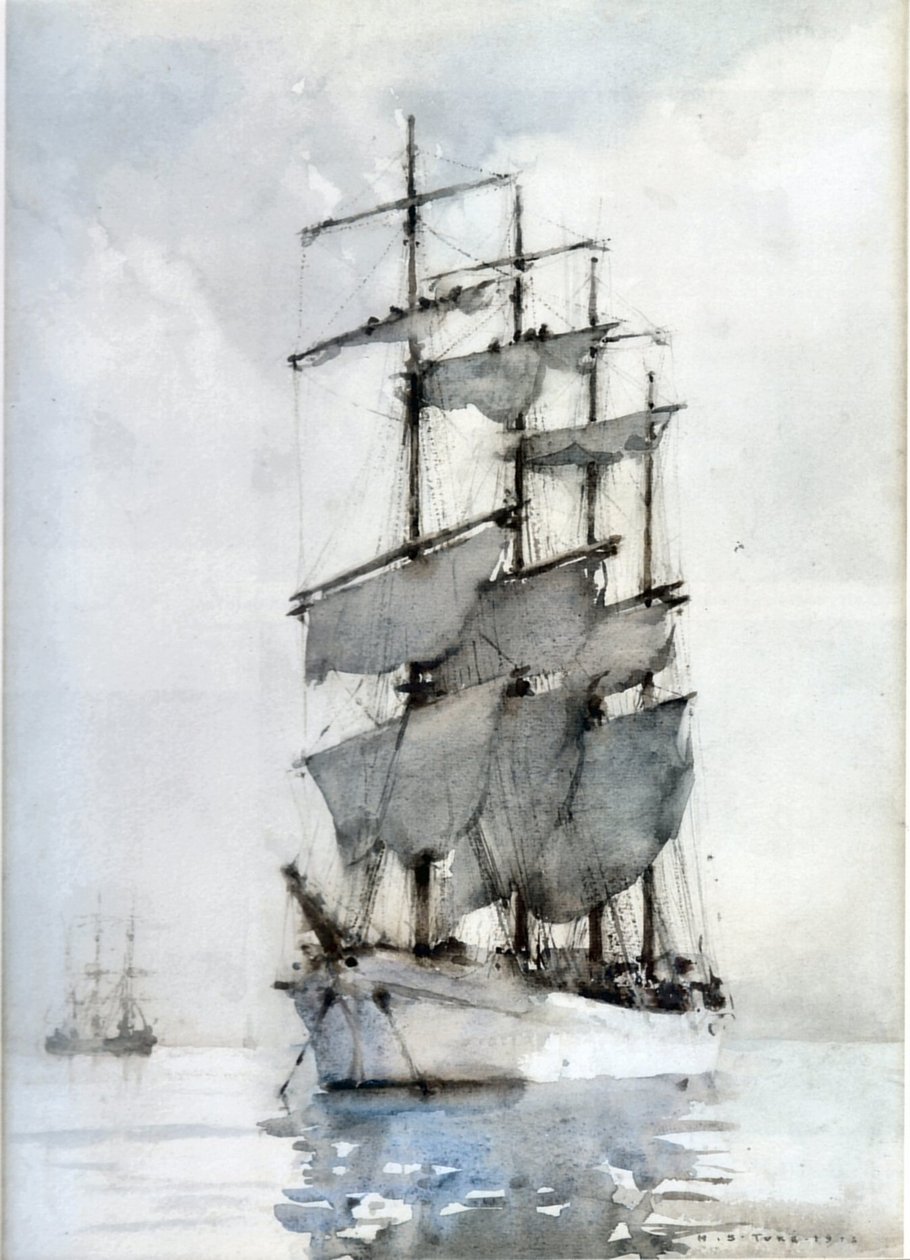 Viermastbark von Henry Scott Tuke
