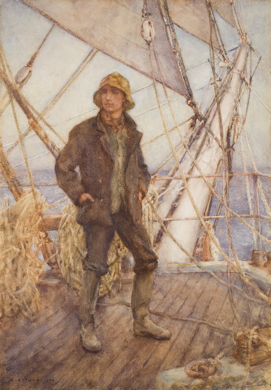 Der Ausguck (alias Der Ausguckmann), 1908 von Henry Scott Tuke