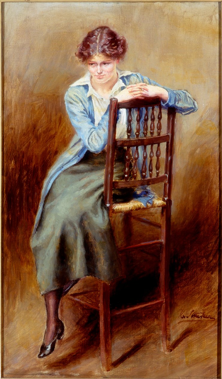 Sitzende Frau von Henry Straker