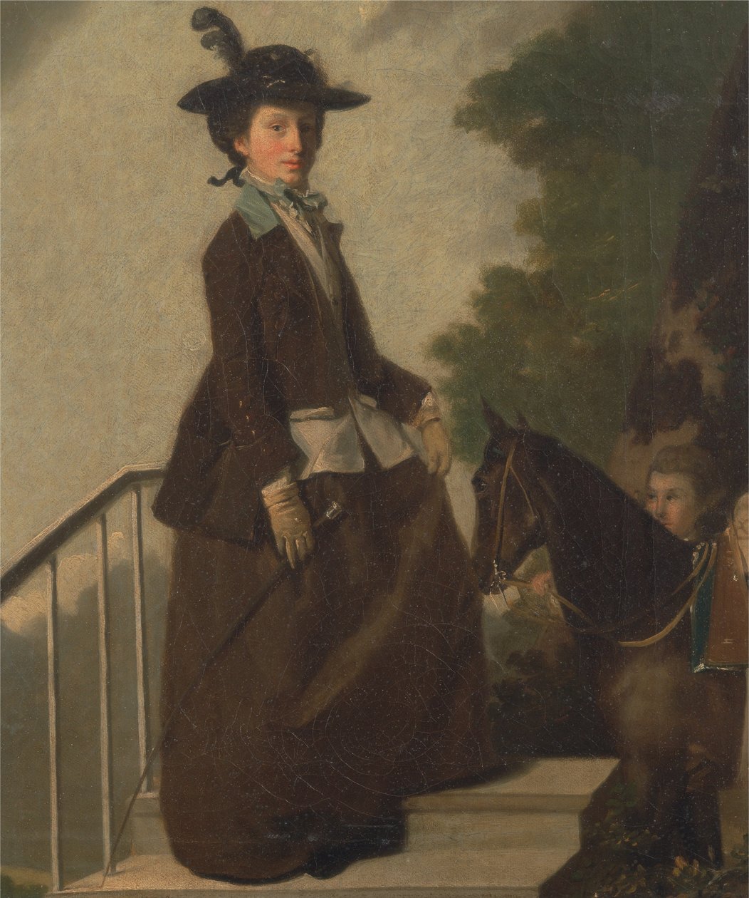 Elizabeth Bridgman, Schwester des Künstlers von Henry Walton