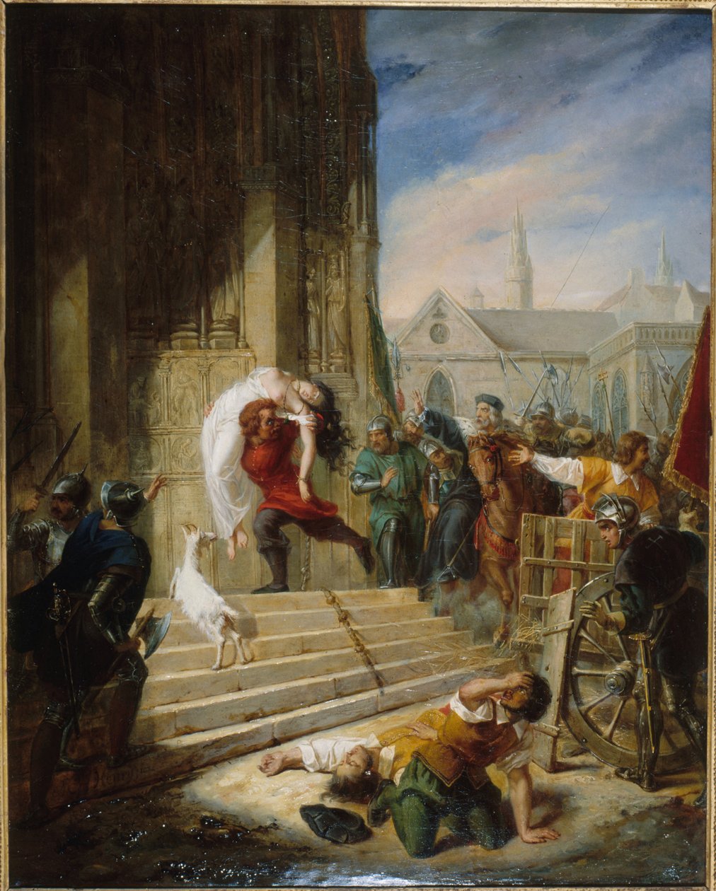 Quasimodo rettet Esmeralda vor den Henkern von Henry