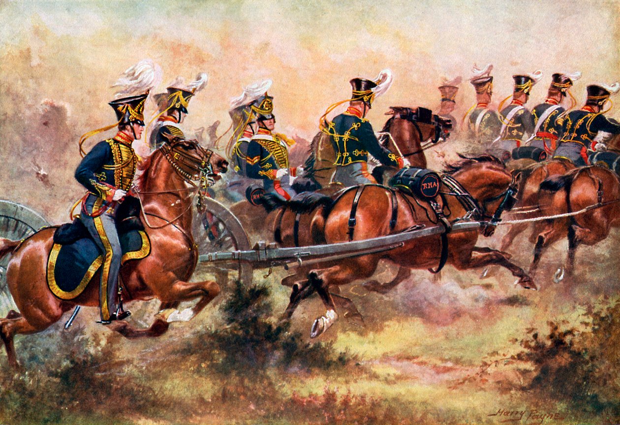 Königliche Pferdeartillerie von Henry A Payne