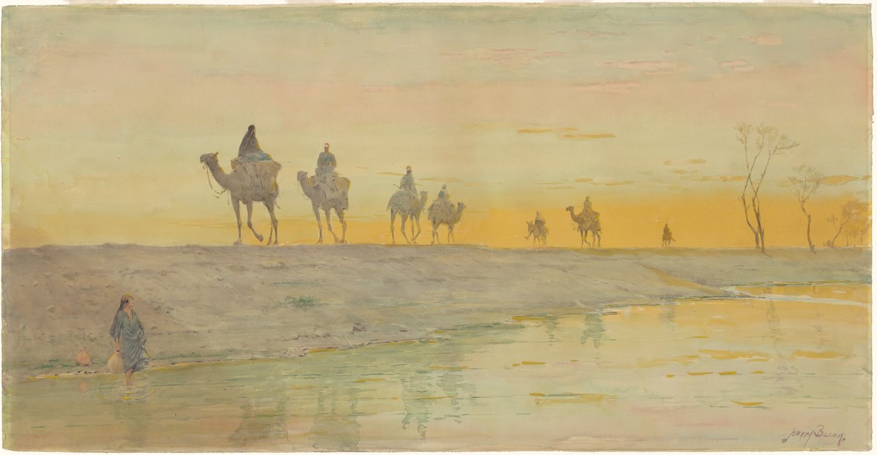 Der Nil—Abend von Henry Bacon