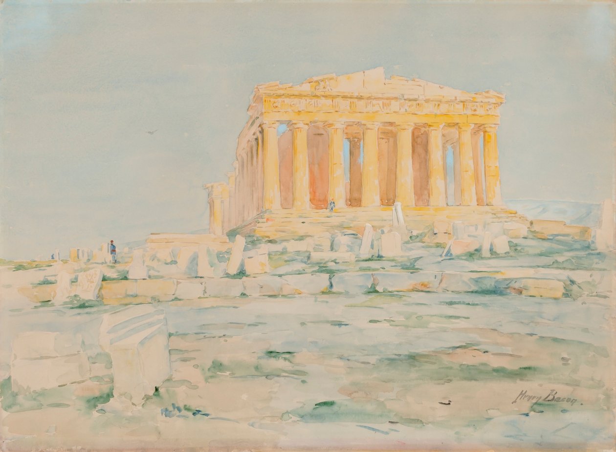Das Parthenon, Westfassade von Henry Bacon