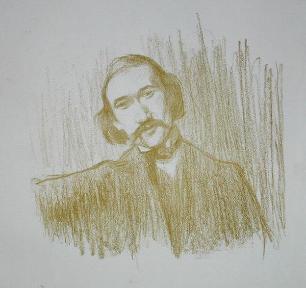 Andre Gide (1861-1942) 1901 von Henry Bataille
