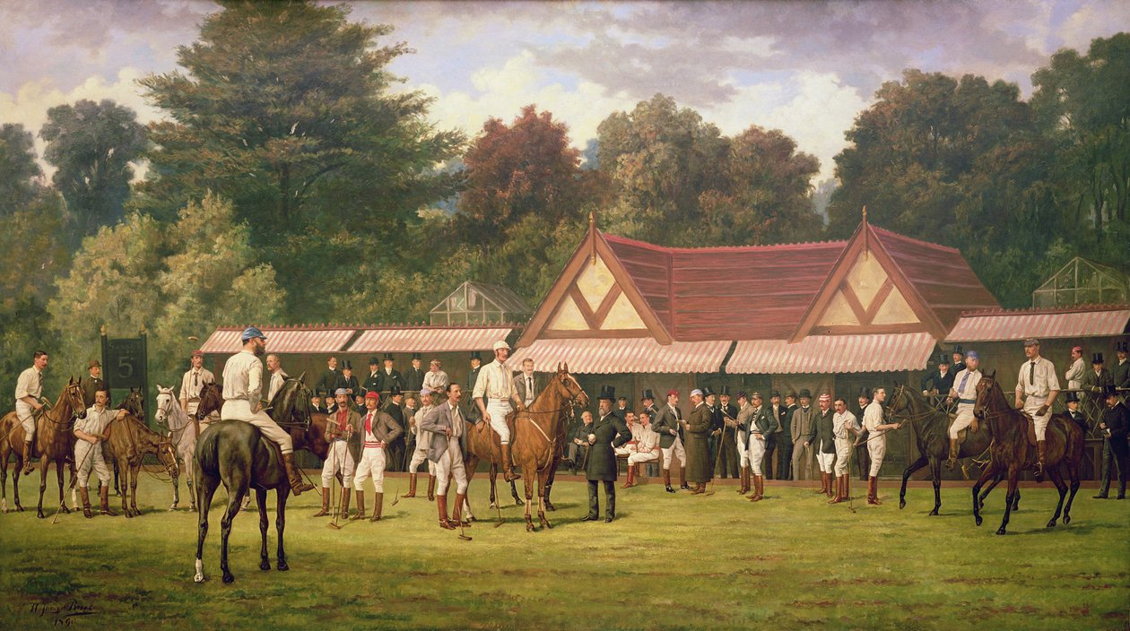 Polo in Hurlingham, 1890 von Henry Brooks