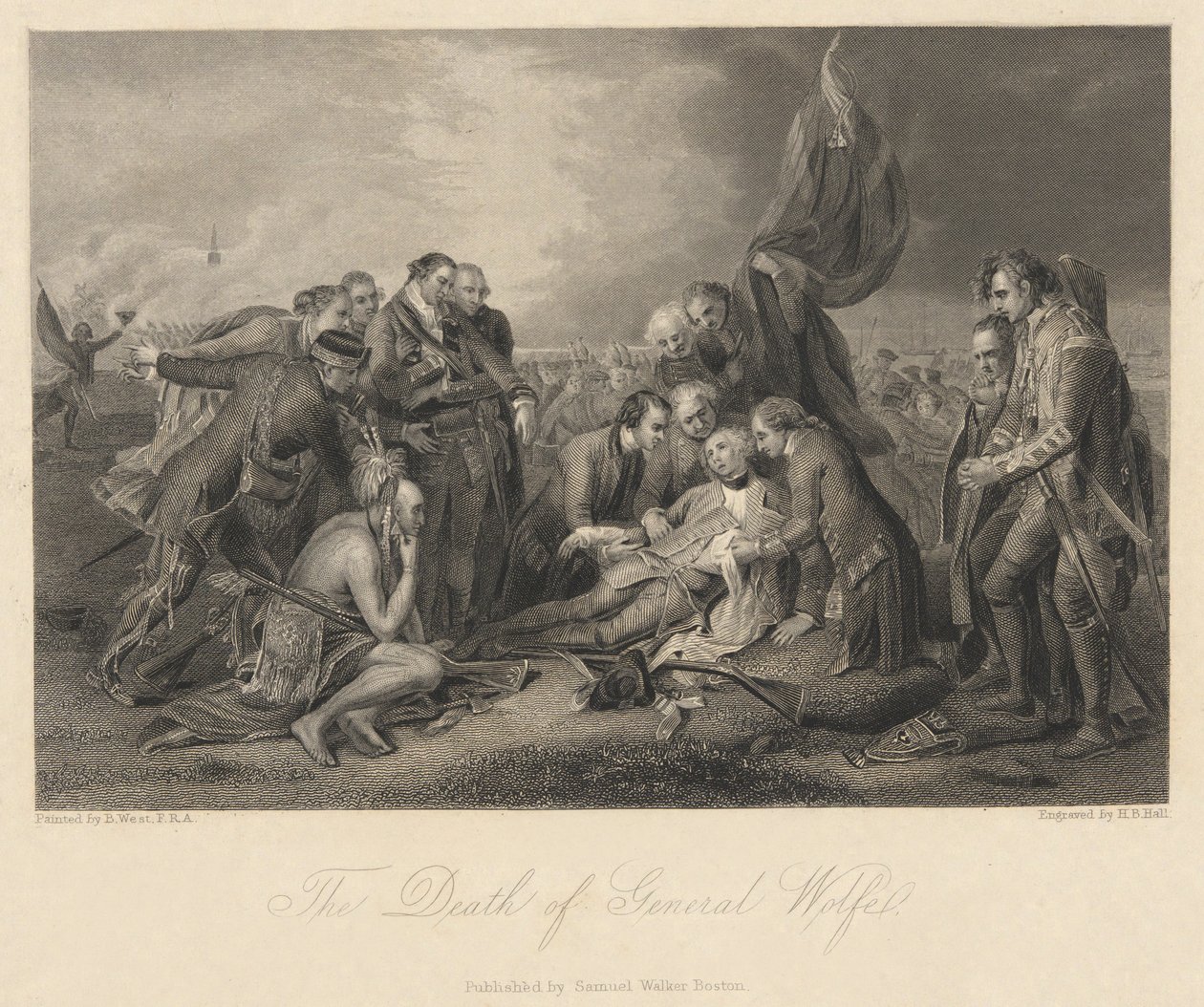 Der Tod von General Wolfe von Henry Bryan Hall I