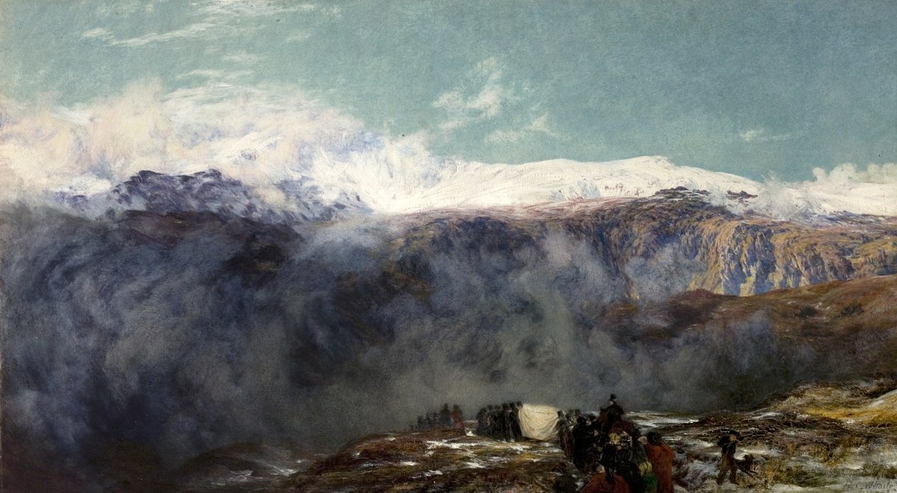 Eine walisische Beerdigung von Henry Clarence Whaite