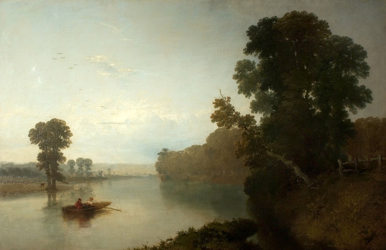 Der Fluss Trent bei Wilford von Henry Dawson