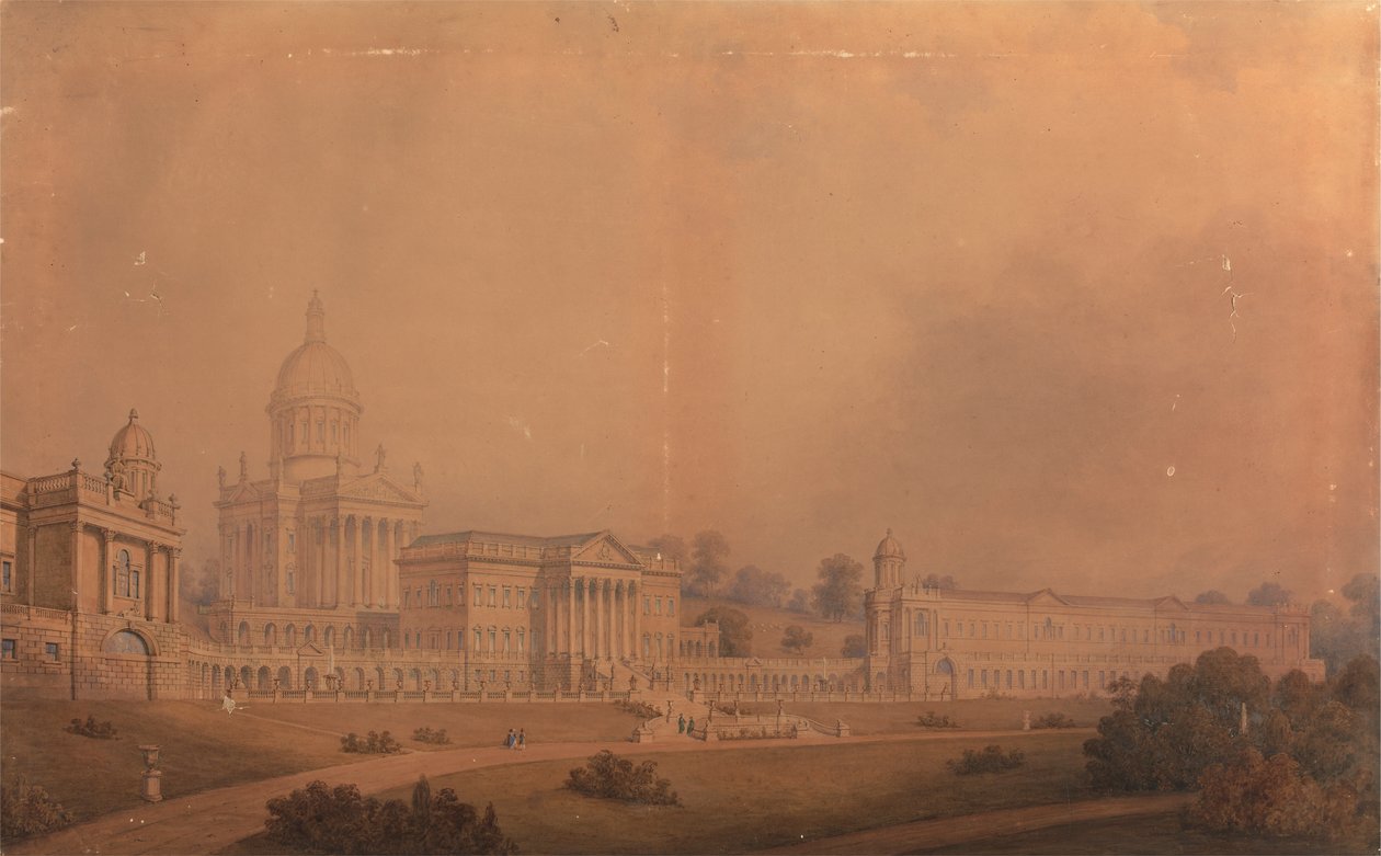 Ansicht von Prior Park von Henry Edmund Goodridge