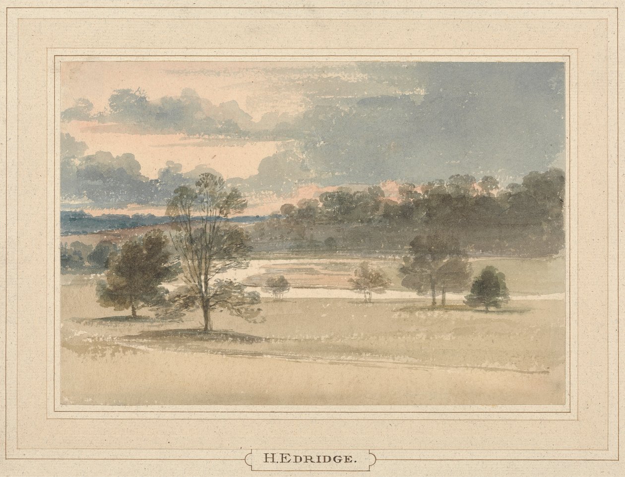 Ein gewundener Fluss von Henry Edridge
