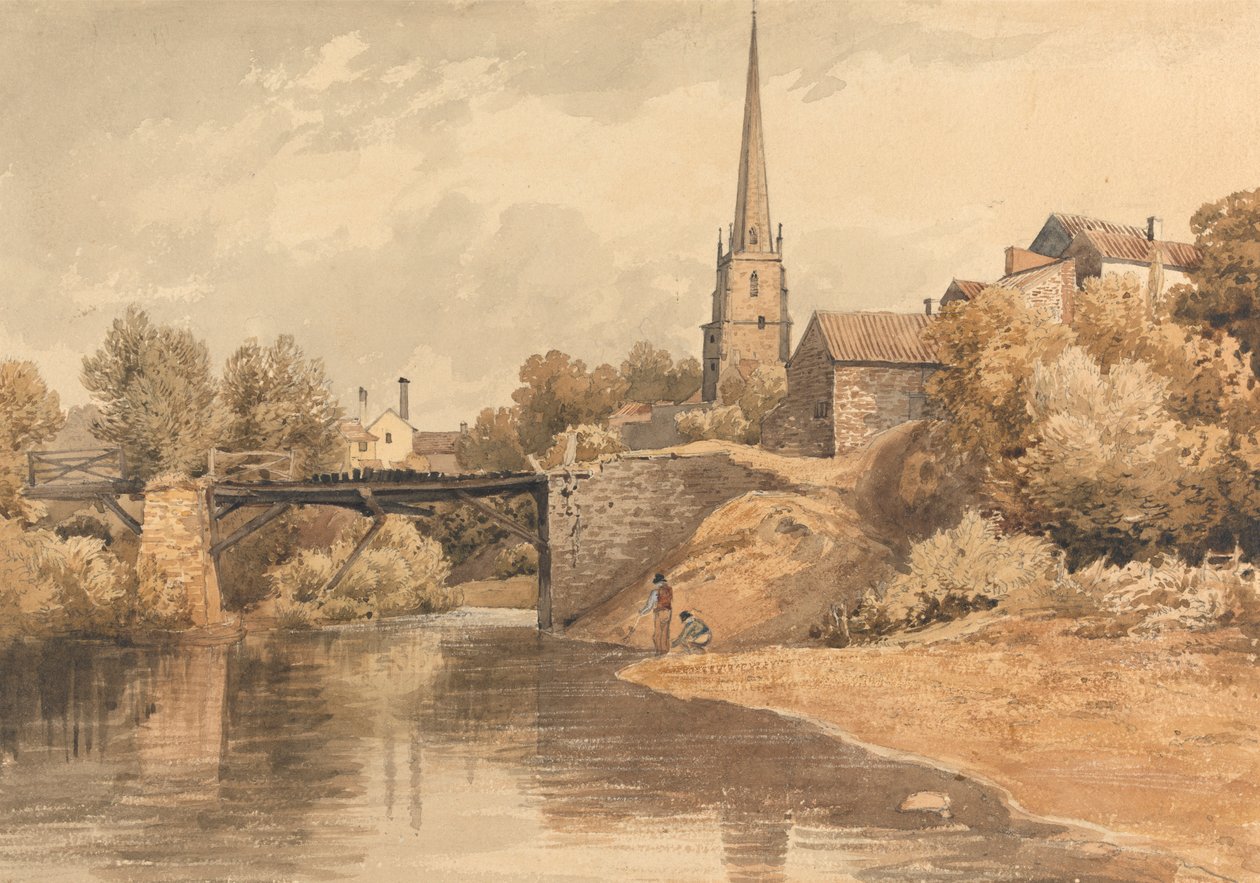 Am Monnow, Monmouth von Henry Edridge