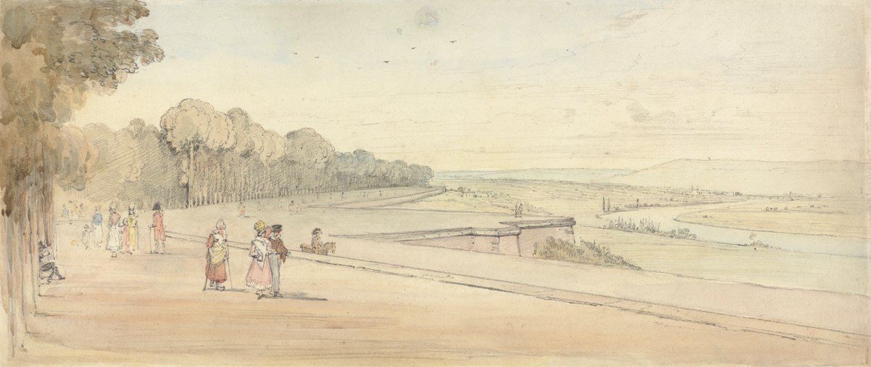 Terrasse in St. Germain-en-Laye von Henry Edridge