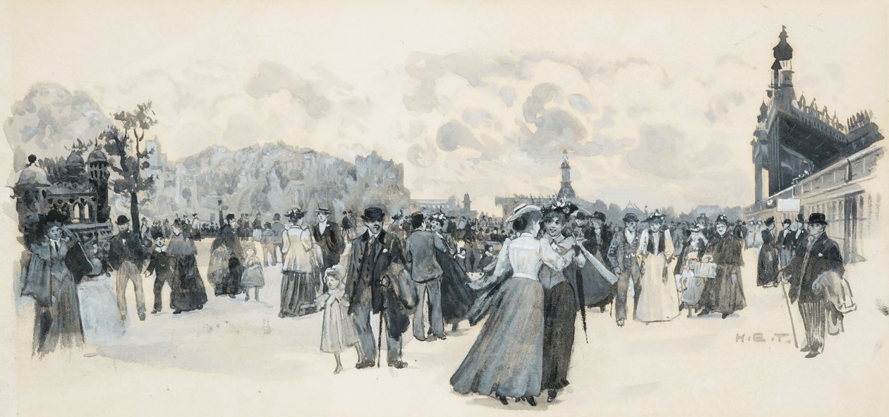 In den Belle Vue Gärten von Henry Edward Tidmarsh