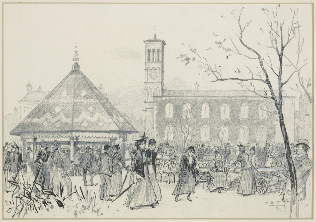 Samstagnachmittag in Ardwick Green von Henry Edward Tidmarsh