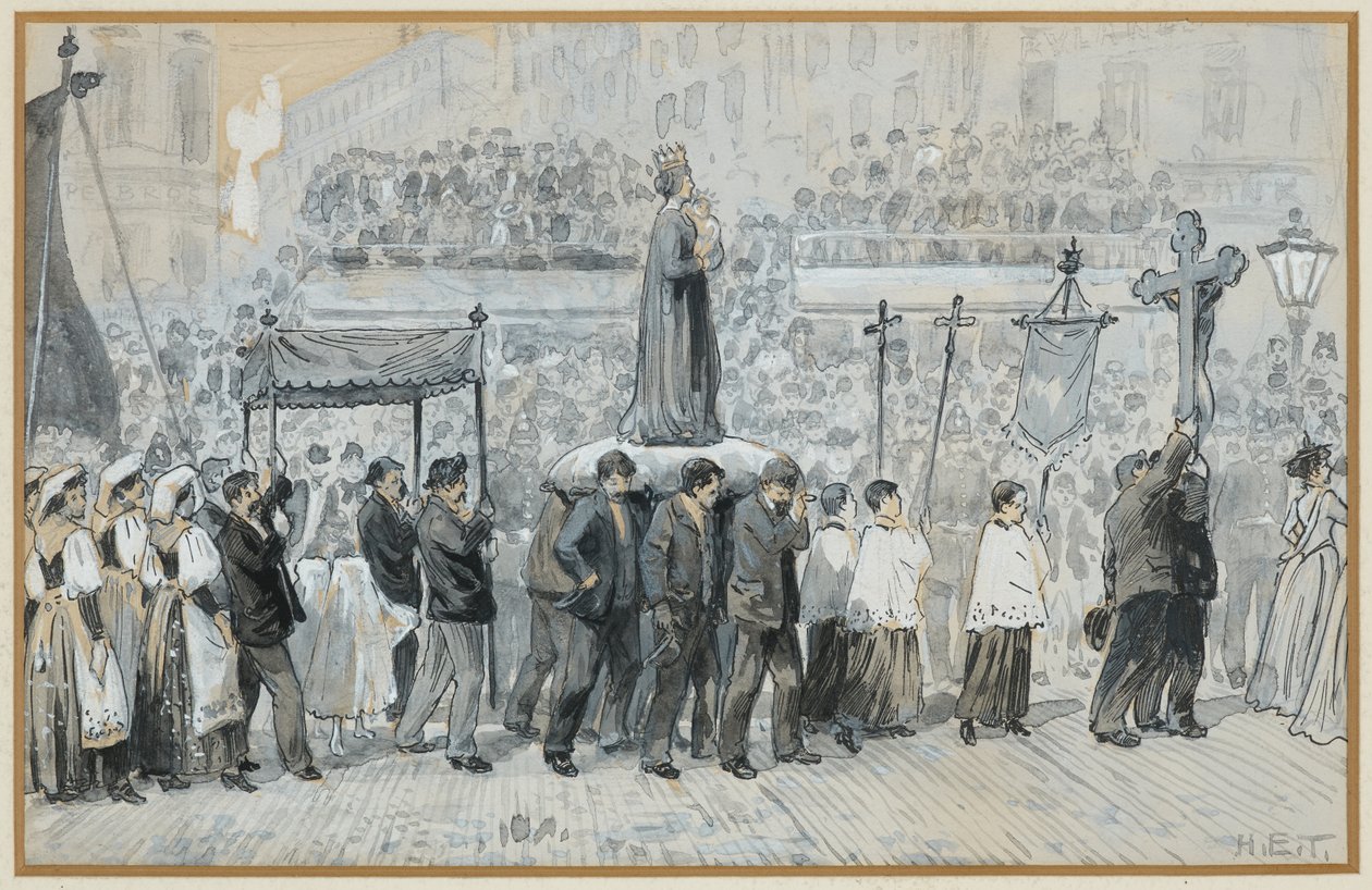 Pfingstprozessionen von Henry Edward Tidmarsh