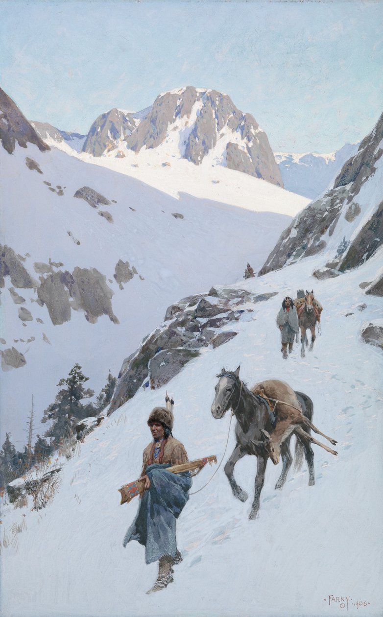 Eine erfolgreiche Jagd, 1906 von Henry Francois Farny