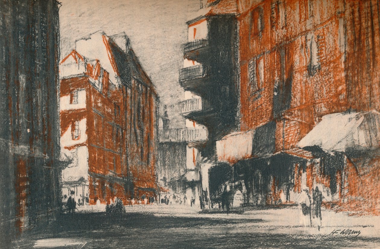 Diese fremdartig aussehenden Straßen, ca. 1927 von Henry Franks Waring