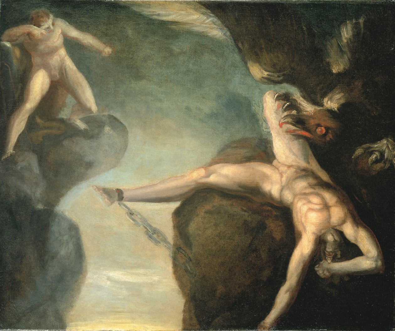 Prometheus von Herkules befreit von Johann Heinrich Füssli