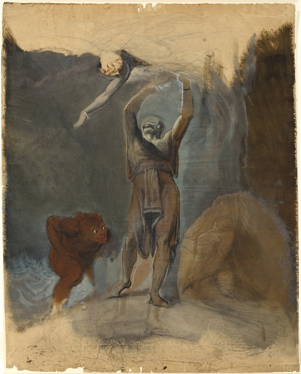 Prospero, Miranda, Caliban und Ariel von Johann Heinrich Füssli