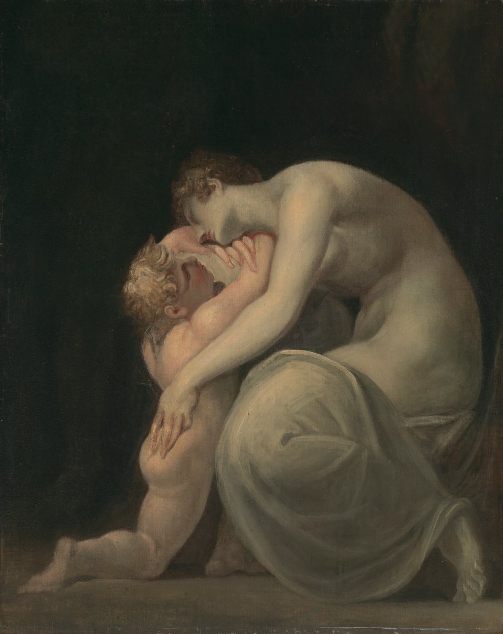 Tekemessa und Eurysakes von Johann Heinrich Füssli