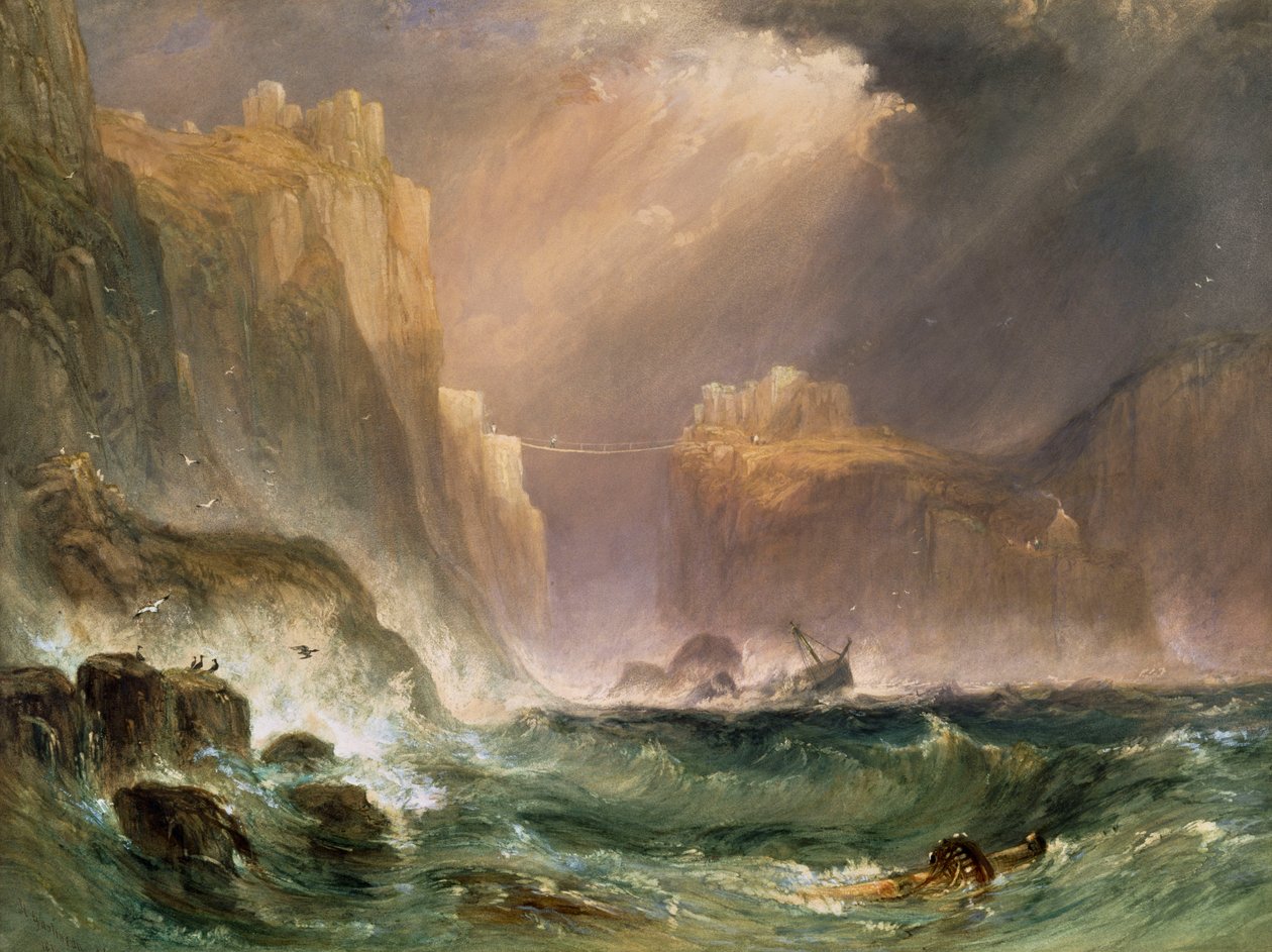 Carrick-y-Rede, Küste von Antrim von Henry Gastineau