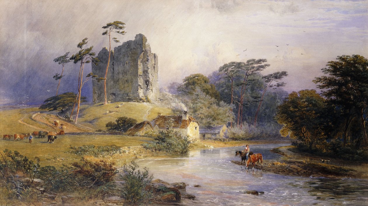 Thirlwall Castle, Northumberland von Henry George Hine