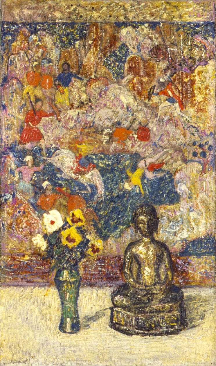 Bronzener Buddha von Henry Golden Dearth